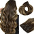 HOTBANANA Clip in Hair Extensions, Quick Wear & Full Head 18" #4/27/4