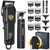 GTSPro Hair Clippers for Men, Clippers and Trimmers Set, Barber Clippers, Electric Hair Trimmer with Box, Gifts for Men Black