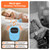 2026 New Wireless Bedwetting Alarm, Bed Wetting Alarm for Boys and Girls, Compact & Comfortable Wireless Sensor, 7 Melodies 3 Modes, Bed Wetting Solutions, Includes Progress Card Blue