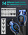 VGRPRO Professional Hair Clippers for Men, Cordless Clipper and Trimmer Set