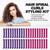 40pcs Heatless Spiral Hair Rollers with Styling Hooks, 22inch/55cm, No Heat Damage, DIY Kit for Long & Medium Hair