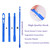 40pcs Heatless Spiral Hair Rollers with Styling Hooks, 22inch/55cm, No Heat Damage, DIY Kit for Long & Medium Hair