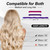 40pcs Heatless Spiral Hair Rollers with Styling Hooks, 22inch/55cm, No Heat Damage, DIY Kit for Long & Medium Hair