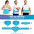 Comfytemp Extra Large Ice Pack for Back Pain Relief, 2 Pcs, Sciatica Ease Brace, Reusable Gel Lower Back Ice Wrap for Injury, Hot Cold Compress for Lower Lumbar, Waist, Men Women After Surgery (Blue)
