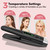SUNMAY Cordless Hair Straightener, 0.85 Inch Titanium Portable Hair Straightener for Travel, Cordless Mini Flat Iron Hair Straighteners and Curlers 2 in 1, Dual Voltage, On-The-Go & 20S Fast Heat Up