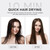 Dual Voltage Blow Dryer Brush Travel Hair Dryer Brush in One, 110-240V
