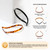 EVITA PERONI Hair Band for Eyewear, No Pressure, Non Slip Fashion Thin Headbands for Women - Tortoise - Hairband for Women's Hair