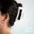 Mello Jumbo Hair Clip - Flexible Comfort Hair Claw for Women, For Thick & Thin Hair Styling, Durable Material, Matte Non-Slip Finish, Made in Korea, Patent Pending (1 Pack, Jumbo, Marshmallow)