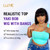 LUVME HAIR 10 Inch Short Black Straight Bang Wig with Minimalist 2x1 Lace