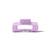 Mello Small Hair Clip - Flexible Comfort Hair Claw for Women, Strong Hold for Thick & Thin Hair Styling, Durable Material, Matte Non-Slip Finish, Made in Korea, Patent Pending (Purple, Small)
