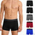 Men's Incontinence Underwear - Upgraded 200ml Absorb Leakproof Boxer Briefs with Front-to-Rear Leak Protection - Washable Reusable Cotton Incontinence Briefs for Men Heavy Flow Bladder Leak 5 Pack/4XL