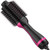 Dimecano Hair Dryer Brush, 4 in 1 One Step Hair Dryer and Styler Volumizer, Professional Hot Air Brush with Negative Ion Anti-frizz Blowout for Drying, Straightening, Salon, Black Pink