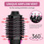 Dimecano Hair Dryer Brush, 4 in 1 One Step Hair Dryer and Styler Volumizer, Professional Hot Air Brush with Negative Ion Anti-frizz Blowout for Drying, Straightening, Salon, Black Pink