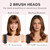 Aima Beauty Blow Dryer Brush Set, 2-in-1 Round Brush Blow Dryer Set, Pink