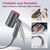 BABONIR 1875W Hair Dryer with Diffuser, Foldable, Ionic Blow Dryer, Gray
