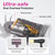 BABONIR 1875W Hair Dryer with Diffuser, Foldable, Ionic Blow Dryer, Gray