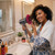 BABONIR 1875W Hair Dryer with Diffuser, Foldable, Ionic Blow Dryer, Gray
