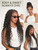 Frodio Full Lace Boho Braided Wig for Black Women 200% Density 30 Inches