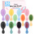 Phyyixs 36 Pack Mini Detangling Hair Brushes – 12 Vibrant Colors, Wet & Dry Travel Hairbrushes for Kids, Teens & Adults, Ideal for Classroom Rewards, Office Gifts, Party Favors & Bulk Giveaways