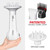 Red by Kiss Handle-Less Ceramic Tourmaline Hair Dryer, 1875W Ergonomic Grip, White, Includes 3 Attachments, For Detangling, Straightening, and Frizz-Free Shine