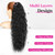 KooKaStyle Long Black Curly Synthetic Drawstring Ponytail Extension