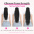 KooKaStyle Long Black Curly Synthetic Drawstring Ponytail Extension