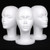 Leeven Styrofoam Wig Heads Foam Mannequin Head Stand for Wigs 3 Packs