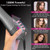 APOKE 3 in 1 Hair Dryer Brush & Straightener Brush, Professional 1200W Powerful Ceramic Tourmaline Negative Ion Blow Heat/2 Speed Settings One Step and Styler Gray
