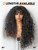 GORGIUS Curly Wig with Bangs 26 Inch 200% Density Wigs for Black Women