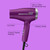 Conair Travel Hair Dryer, Double-Ceramic Design, Foldable Handle, Purple