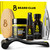 The Beard Club Beard Growth Kit for Men - Grooming Set with Growth Oil, Biotin Balm, Derma Roller, Boar Bristle Brush, Cleansing Spray and Straight Razor - 6 pc Gift Set for Facial Hair