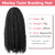 Marley Twist Braiding Hair 24Inch 8packs Soft Cuban Twist Hair for Black Women(1B 24Inch(Pack of 8))