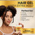 SuperGro Hair Gel Extra Hold with Black Castor Oil, Biotin & Keratin – Edge Control for Braiding, Locking, Twisting & Retwisting – Natural Styling Gel for All Hair Types, 16 oz