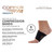 Copper Fit Health Unisex Arch Relief Plus with Built-In Orthotic Support, Black (Pack of 12)