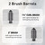 Beautimeter Hair Dryer Brush, Rotating Blow Dryer Brush with 2-Inch and 1.5-Inch Brushes, 3 in 1 Hot Air Styler and Rotating Brush, Hair Dryer Brush Blow Dryer Brush in One (Purple)