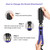 Beautimeter Hair Dryer Brush, Rotating Blow Dryer Brush with 2-Inch and 1.5-Inch Brushes, 3 in 1 Hot Air Styler and Rotating Brush, Hair Dryer Brush Blow Dryer Brush in One (Purple)