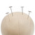 GEXWORLDWIDE GEX 20"-24" Cork Canvas Block Head Mannequin Head Wig Display Styling Head With Mount Hole (Light Brown, 22")