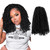LOCSBYHAND Short Yanky Twist Crochet Hair for Black Women 14 Inch 10 Pcs,1B