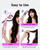 TSUYAGLA Automatic Curling Iron, 1.25 inch Hair Curler with 2-Way Rotation