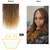 NAYOO Small Crochet Hair Senegalese Twist 18 Inch 8 Packs Ombre Crochet Braids Pre-Looped, 35 Strands/Pack Crochet Twist, Ombre Senegalese Twist Crochet Hair for Black Women(18 Inch, 1B/30/27)