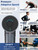 arboleaf Massage Gun Deep Tissue with Double Heads, Full-Metal Electric Portable Handheld Massager for Back, Shoulder, Sore Muscles, Pain Relief, 5 Modes, Seamless Speed Control