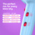 Conair Cake Pop Hair Dryer with Diffuser & Concentrator, Blue Buttercream