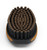 360 Wave Brush, Curved SOFT 100% Boar Bristle, BLACK & GOLD, Waterproof