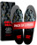 2 Packs of Work Comfort Orthotic Insoles - Anti Fatigue Shoe Insert Men Women - Low Arch Support - Shock Absorption - Foot Pain Relief - Work Boot Insoles (XS, Black)