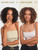 Frodio 12'' Synthetic 11X4 Lace Frontal Wig 200% Density Micro Twist Curly with Fluffy Hairs Wigs 11X4 Closure HD Lace Dreadlock Wig Glueless Wigs Brown Color Ready to Go Wig for Women