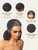 Frodio 12'' Synthetic 11X4 Lace Frontal Wig 200% Density Micro Twist Curly with Fluffy Hairs Wigs 11X4 Closure HD Lace Dreadlock Wig Glueless Wigs Brown Color Ready to Go Wig for Women