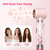 ATOPSKINS 5-in-1 Hair Dryer Brush, Hot Air Styler with Auto-Wrap Curlers