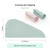 KISMETICS 2 Pack T-Shirt Hair Plopping Towel for All Textures - Cotton Blend Water Absorption Turban with Secure Button - Moisture Gentle Styling and Setting Wrap - Sage & Pink
