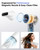 High Speed Hair Dryer,150000 RPM Brushless Motor Professional Blow Dryer for Fast Drying,500M Negative Ions Ionic with Magnetic Blow Air Nozzle,Control Quiet Noise, Lightweight for Travel