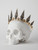 SWEETV Gothic Crowns for Women Black Tiara Queen Crown Witch Hair Accessories for Costume Halloween Prom Party, Gold